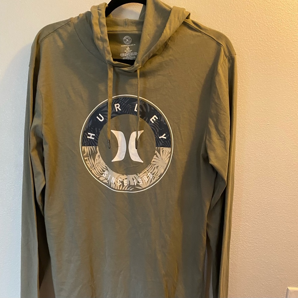 Hurley Long Sleeve Hooded T-Shirt Born From Water